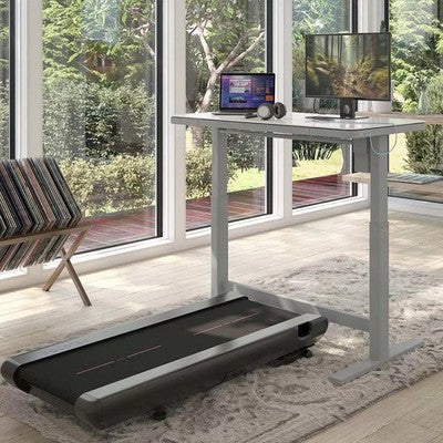 Tresanti Geller Power Adjustable Height Tech Desk, White