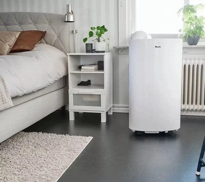 12K BTU Portable Air Conditioner Remote Control Energy Efficiency Wood's Cortina