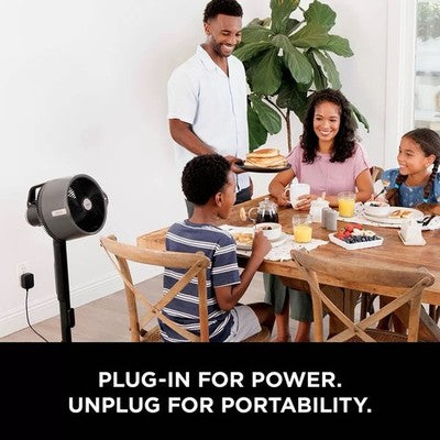 Shark FlexBreeze Pro Mist Indoor & Outdoor Fan with Misting System Grey FA300UK