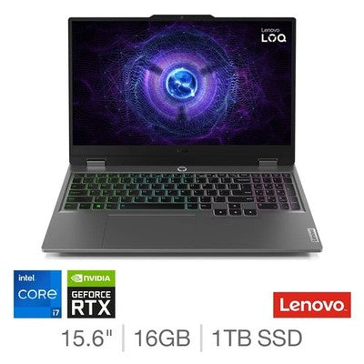 Lenovo Gaming Laptop ILOQ 15IAX9, Intel Core i7, 16GB RAM, 1TB SSD, RTX 4060 VAT