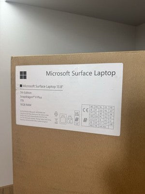 Microsoft Surface Laptop 7, Copilot+ PC, Snapdragon X Plus 16GB RAM, 1TB SSD VAT
