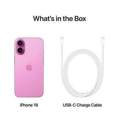Apple iPhone 16 256GB Pink UNLOCKED Smartphone - 74 Cycles - APPLE WARRANTY