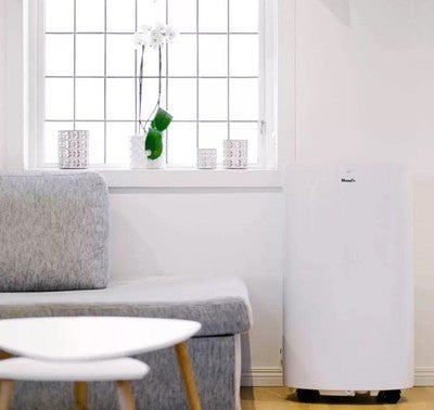 12K BTU Portable Air Conditioner Remote Control Energy Efficiency Wood's Cortina