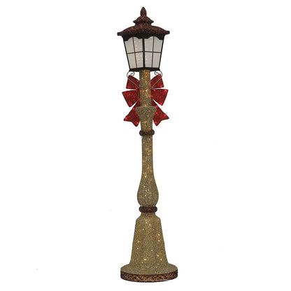 COSTCO 7ft (2.1m) Single Lantern Head Lamp post with 150 LED Lights Christmas