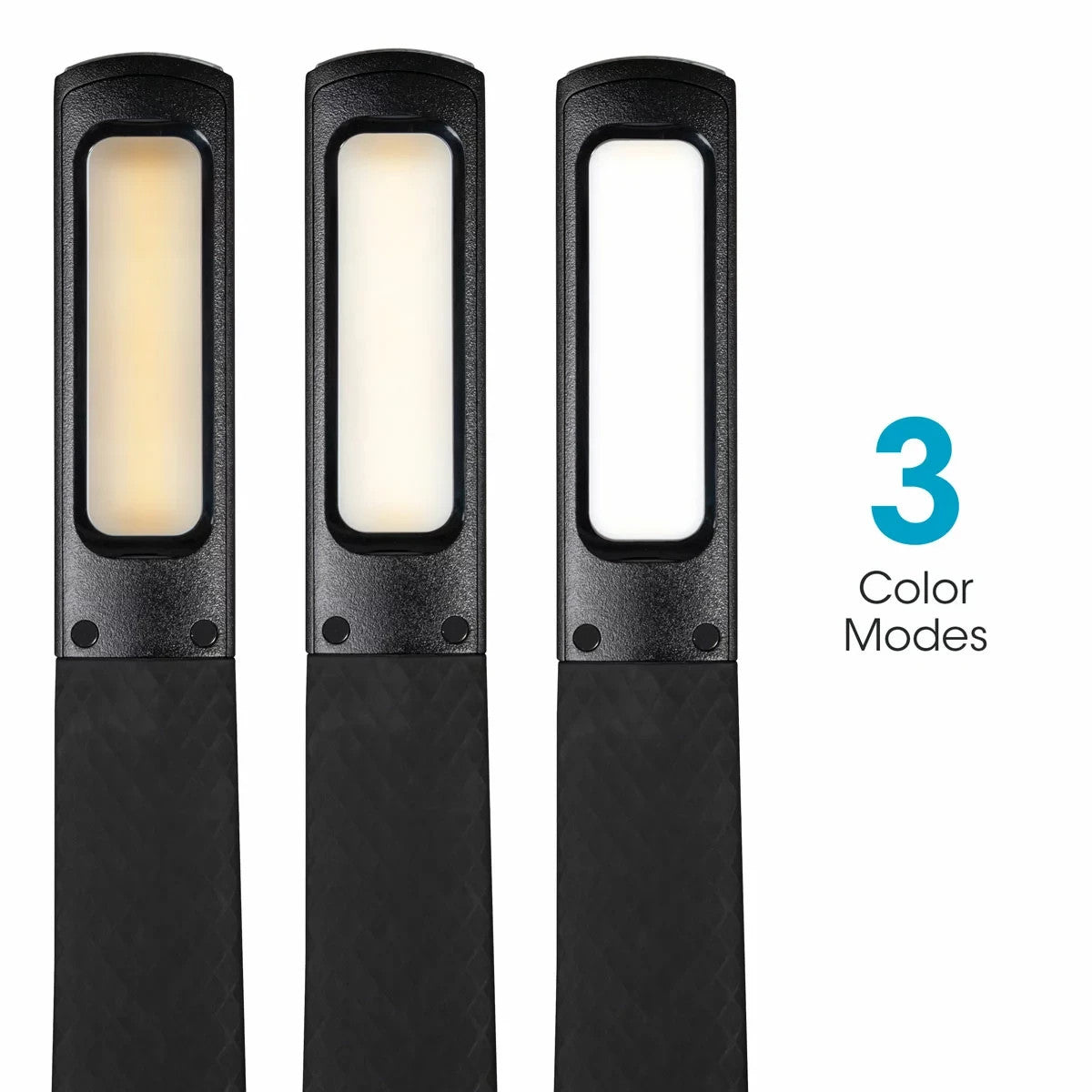 OttLite Wireless Charging LED Lamp with Colour Changing Base in Black