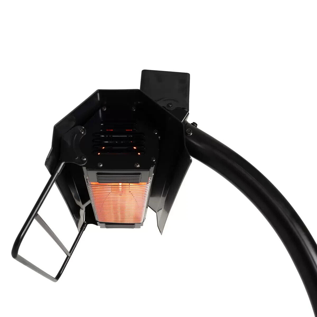 FireSense Black Powder Coated Steel 2.3m (93") Telescoping Heater Patio **