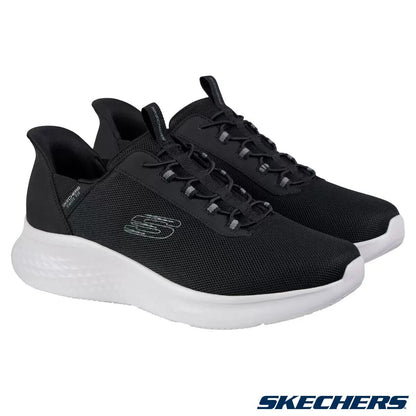 Skechers Men's Swift Fit Slip On Trainer in Black UK 12 ** EU 47.5