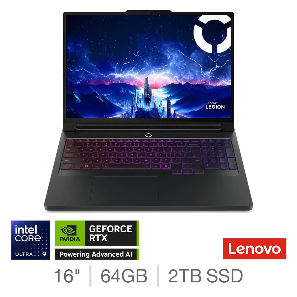 Lenovo Legion Pro 7 Ultra 9, 64GB RAM, 2TB SSD, RTX 5090, 16 Inch, Gaming Laptop