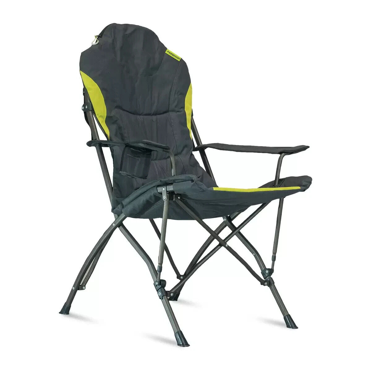 Zempire Stargazer Folding Camping Chair w Storage Bag in Grey