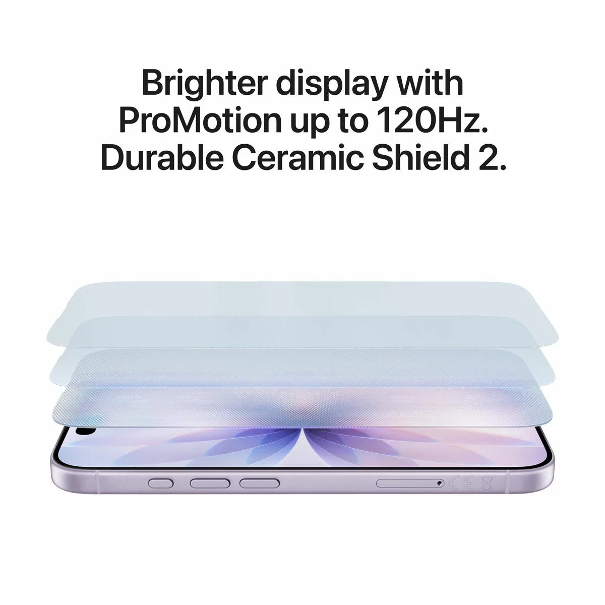 Apple iPhone 17 256GB Sim Free Mobile Phone in Lavender, MG6M4QN/A 60 Cycles