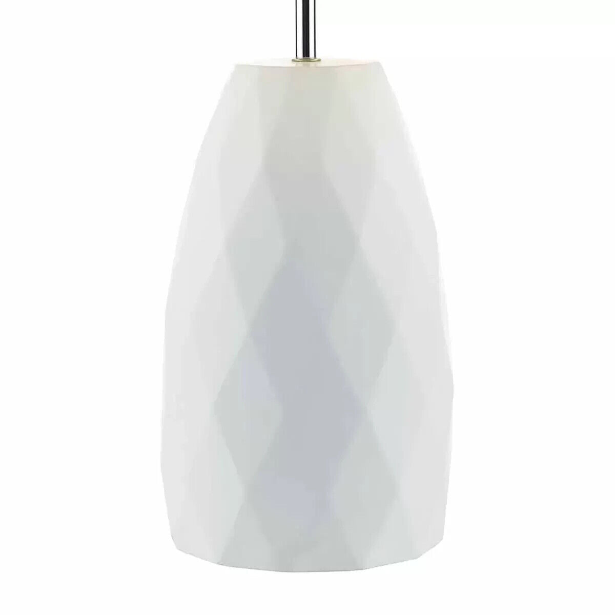 Ciara Geometric White Table Lamp där lighting