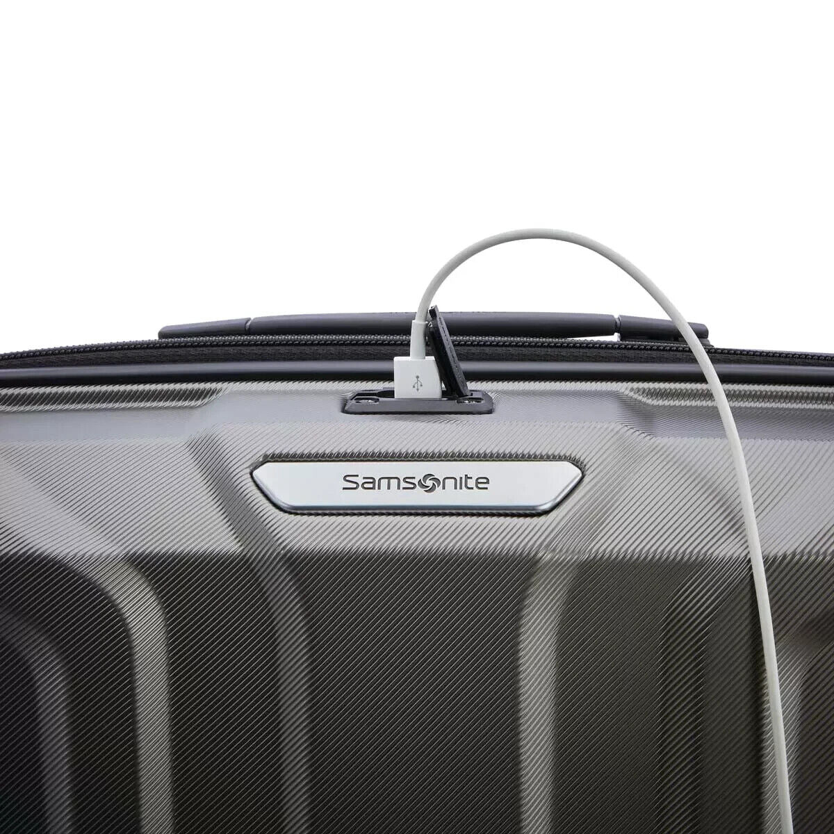 Samsonite Endure 2 Piece Hardside Luggage Set in Silver Free Delivery