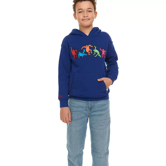 Keith Haring Youth Hoodie in Blue