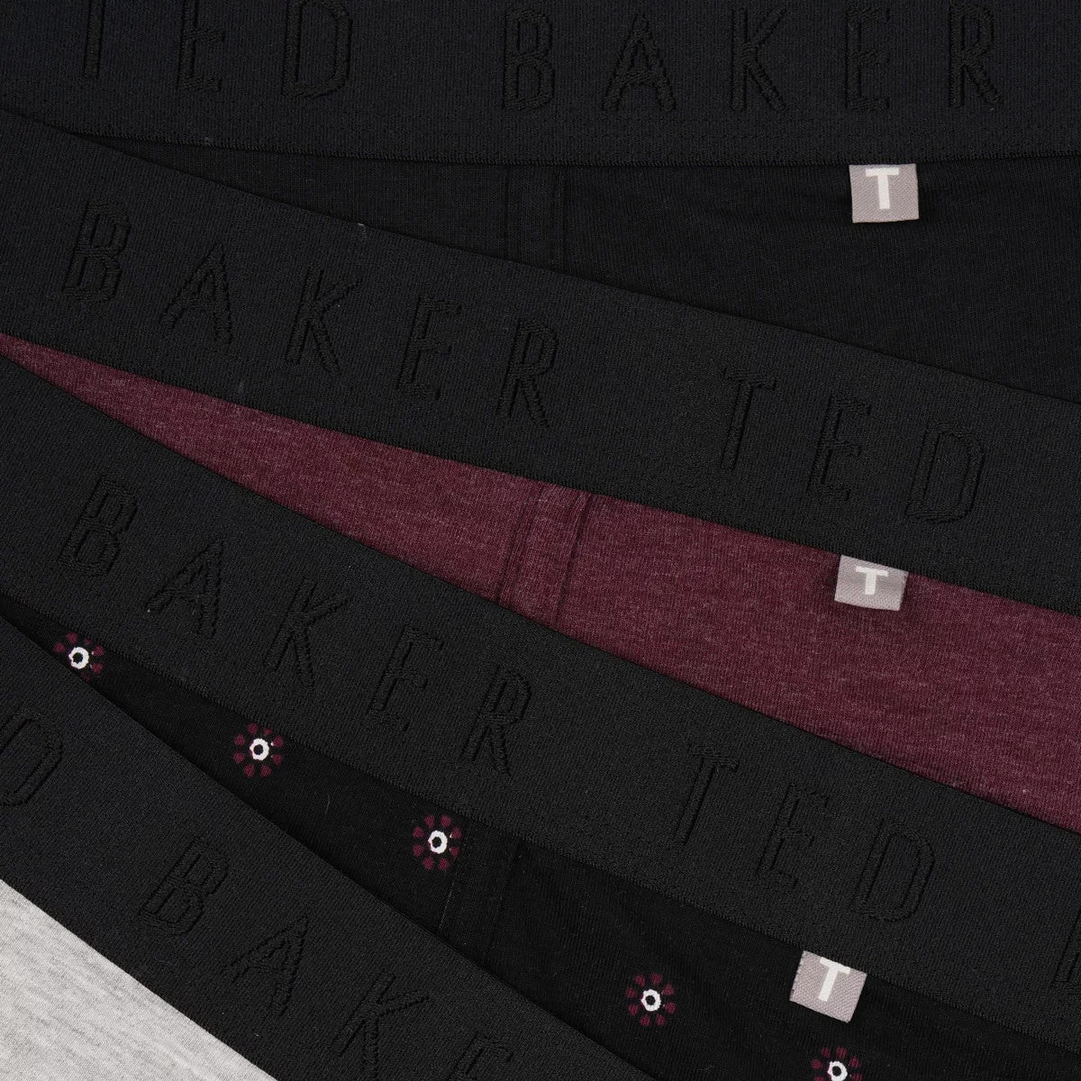 Ted Baker Men's Boxers, 4 Pack in Black Medium