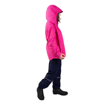 Paradox Kids 2 Piece Rain Suit in Pink, Size 5-6 Waterproof coat trousers