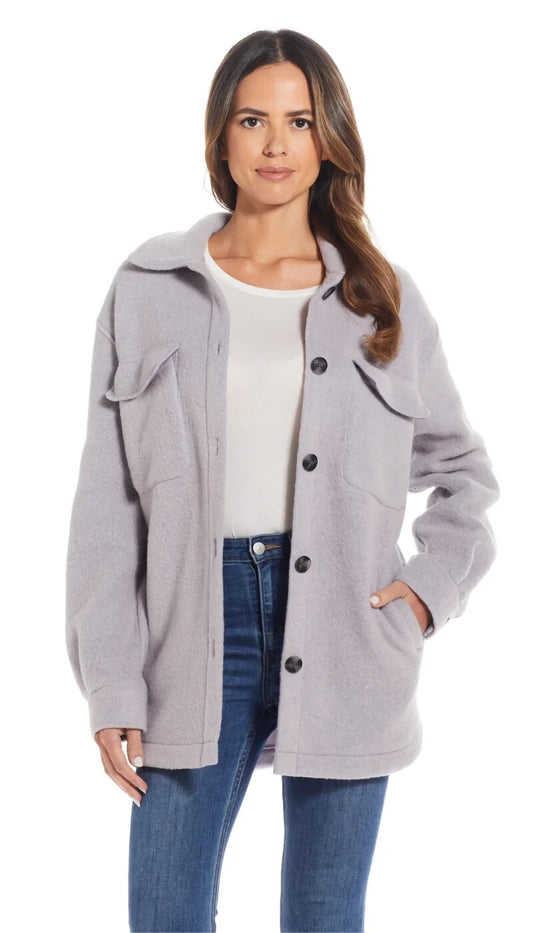 Weatherproof Garment FLEECE SHACKET Lilac S M L XL