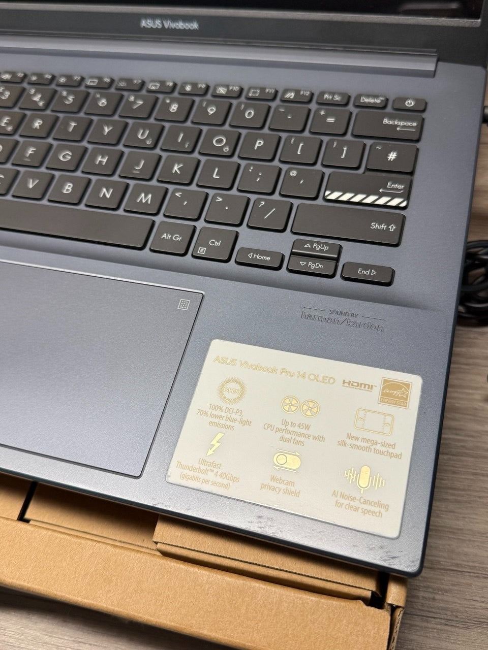 ASUS VivoBook Pro 14 OLED K3400PH-KM134W i5 512GB SSD NVIDIA GTX 1650 Iris XE