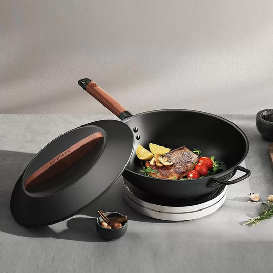 Sanho 32cm Iron Non Stick Wok