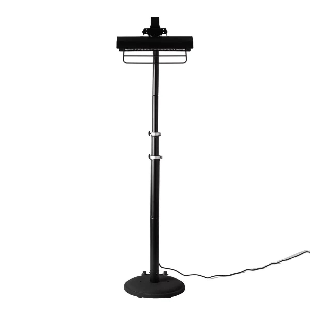 FireSense Black Powder Coated Steel 2.3m (93") Telescoping Heater Patio