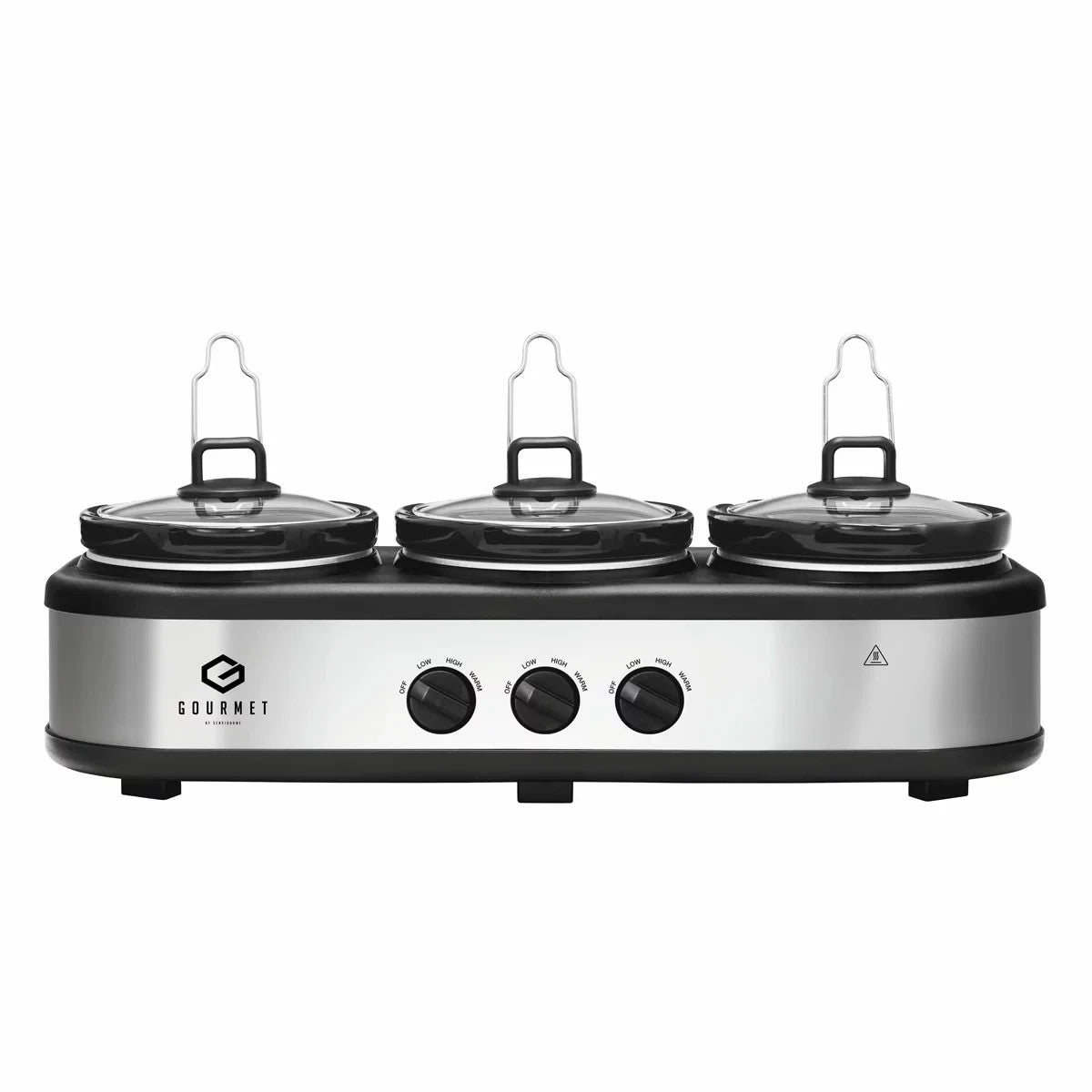 SensioHome Gourmet Triple Slow Cooker 7.1L