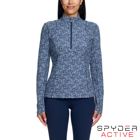 Spyder 1/4 Zip Fleece in Blue, Sizes XL and S available.
