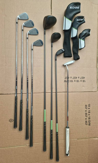 Callaway Edge 8-Piece Steel Golf Club Set - Right Handed  (GREEN) Used **