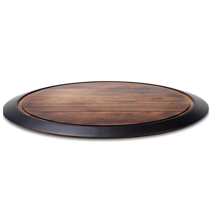 Lazy Susan Chalkboard 18" Round, Ideal for Serving & Entertaining, Black **