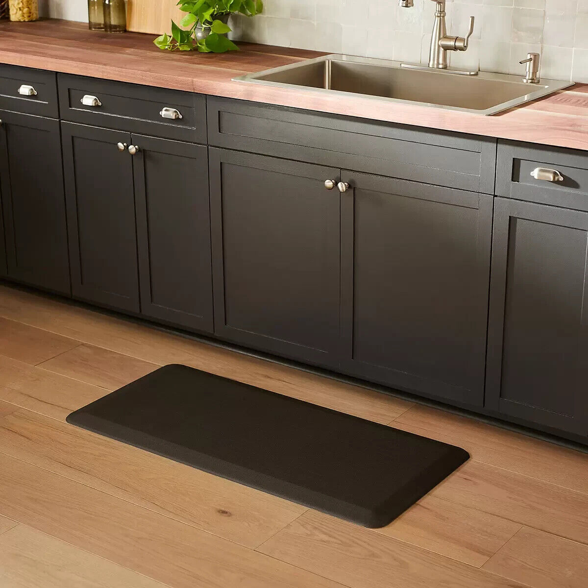 Mon Chateau Anti-Fatigue Air Cushion Mat, Brown - Perfect for washing up