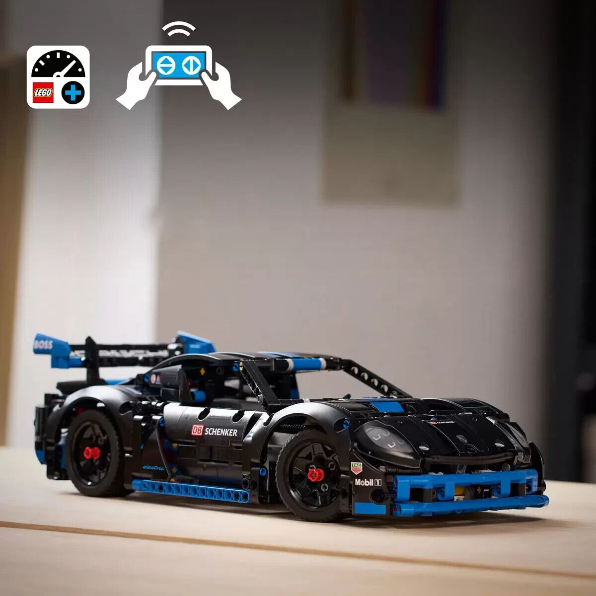 LEGO Technic: Porsche GT4 e-Performance Race Car (42176) Box Slightly Damaged