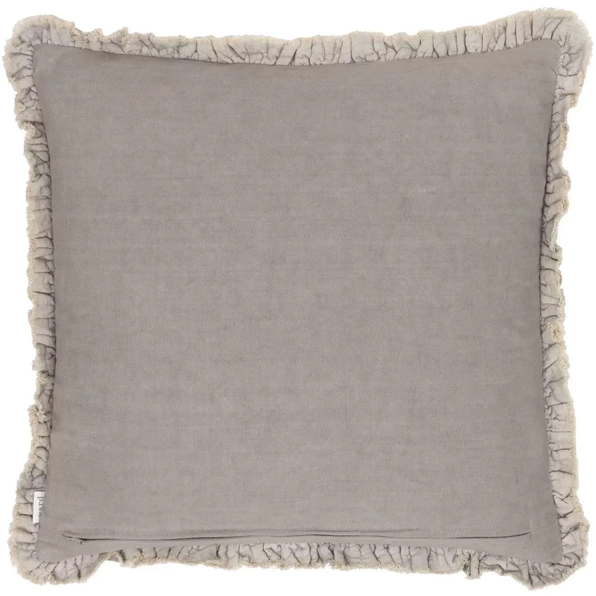 Furn Bertie Velvet Feather Fill Cushion 2 Pack in Taupe, 45 x 45 cm
