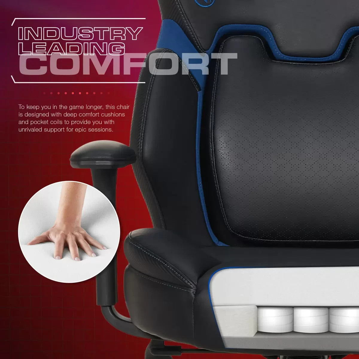 DPS® Encode Gaming Chair With Adjustable Headrest