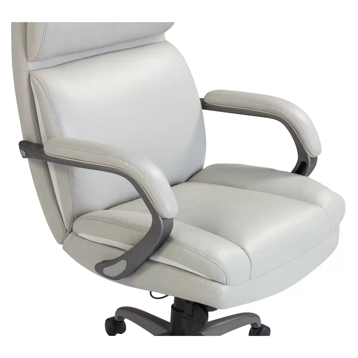 Brisa Executive Office Leather Chair Beige Premium Quality Memory Foam Seat VAT