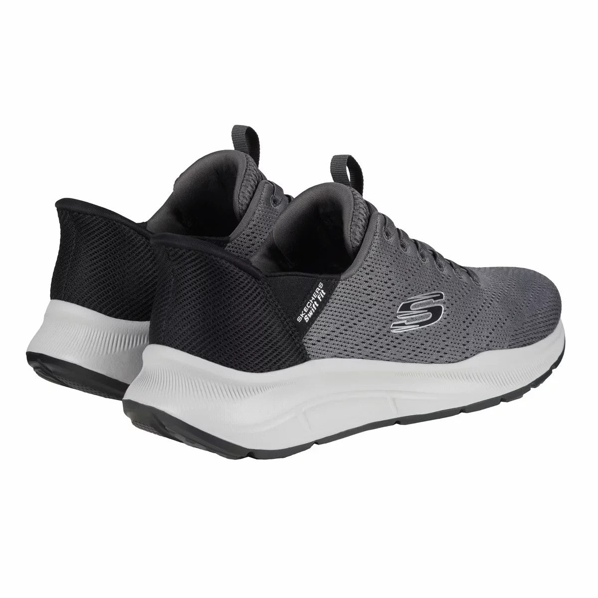 Skechers Men's Swift Fit Equalizer 5.0 Trainer in Charcoal UK 8