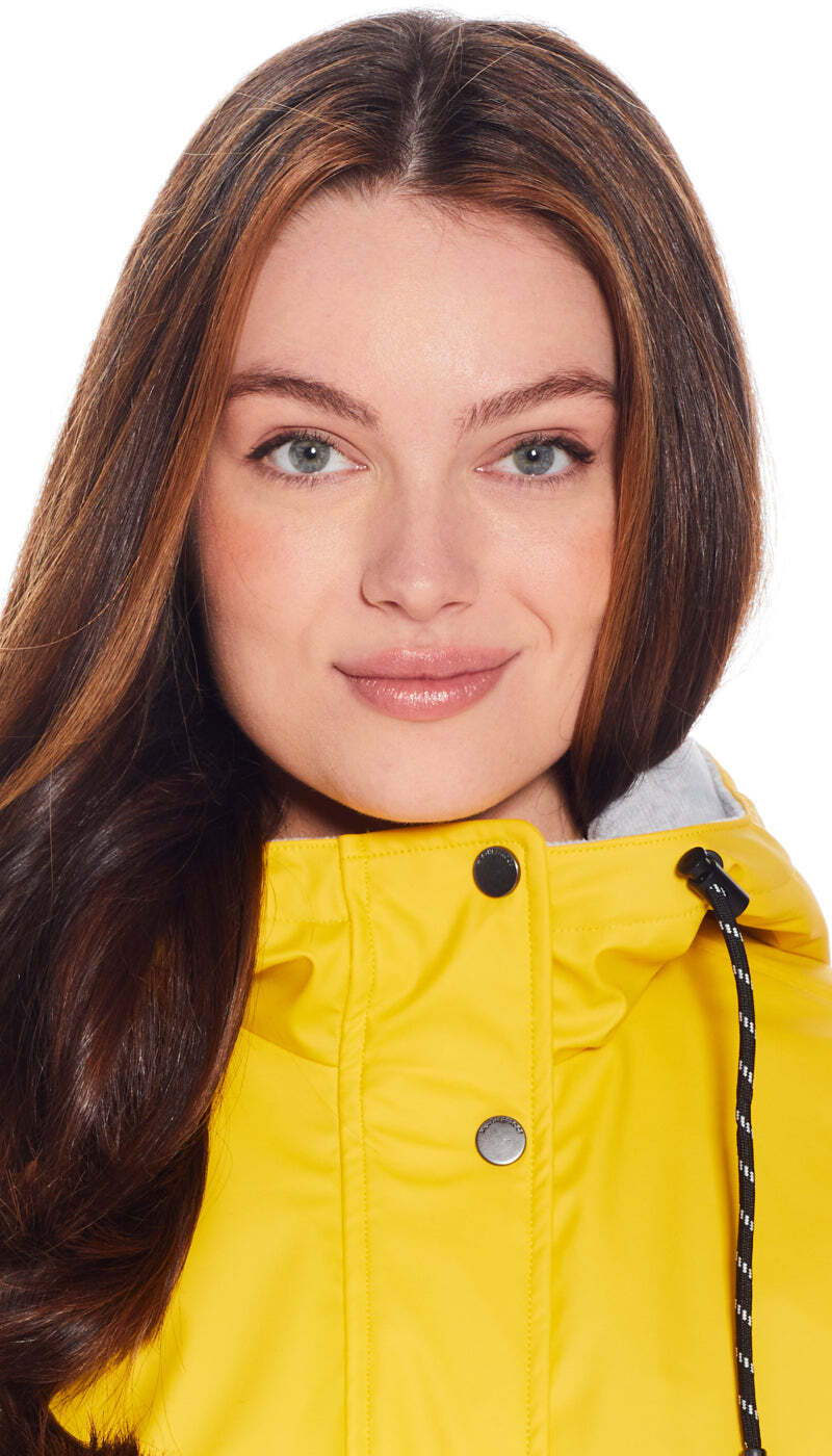 Weatherproof Ladies Slicker Jacket in Sunshine Yellow
