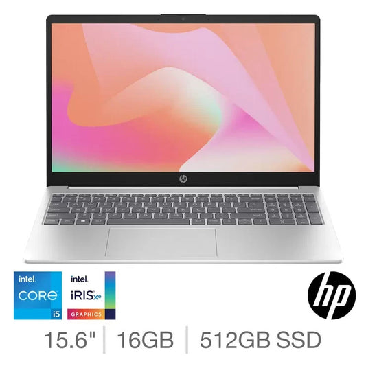 HP Pavilion SE Laptop i5-13gen 16GB RAM, 512GB SSD, 15.6 Inch, 15-fd0044na VAT