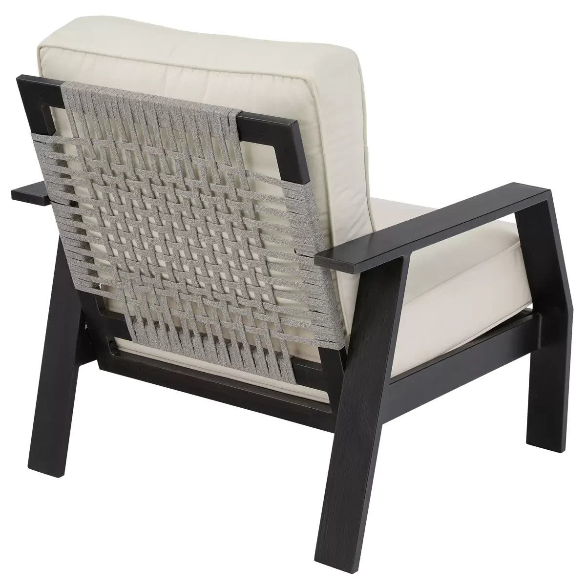 Garden Patio Chat Set West Coast Casual Urbino 5 Piece Woven / Cream RRP 1400