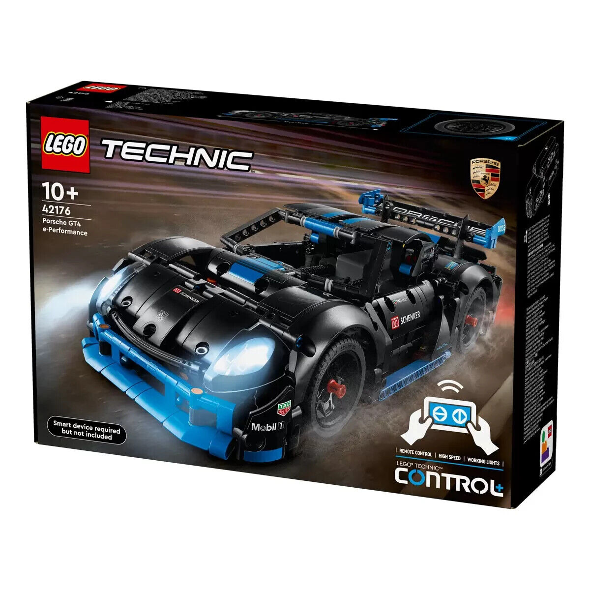 LEGO Technic: Porsche GT4 e-Performance Race Car (42176) Box Slightly Damaged