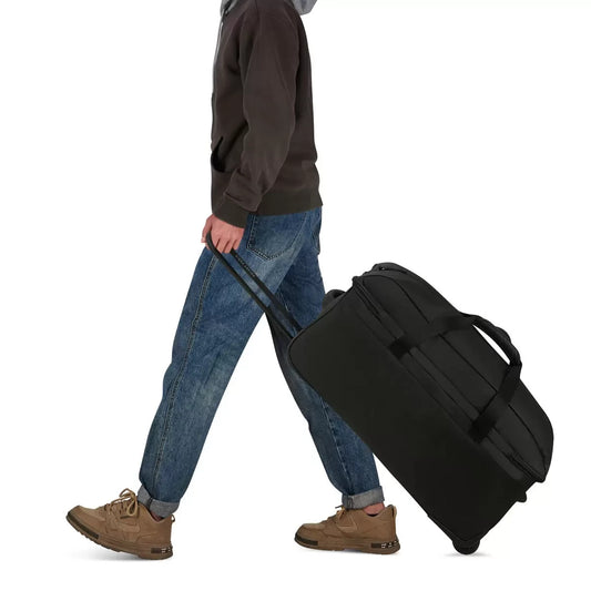 Delsey 28.7" (73cm) Wheeled Duffel Bag in Black