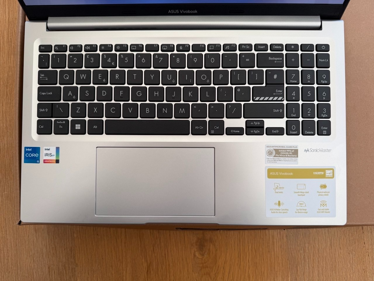 ASUS Vivobook, Core i5, 16GB RAM, 1TB SSD, 15.6 Inch OLED Laptop, X1505VA-MA577W