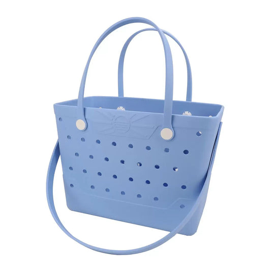 Beachcomber Beach Tote Bag in Blue