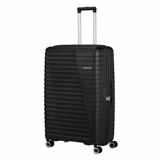 American Tourister Jet Driver Roadrush 77cm Large Hardside Spinner Case in black