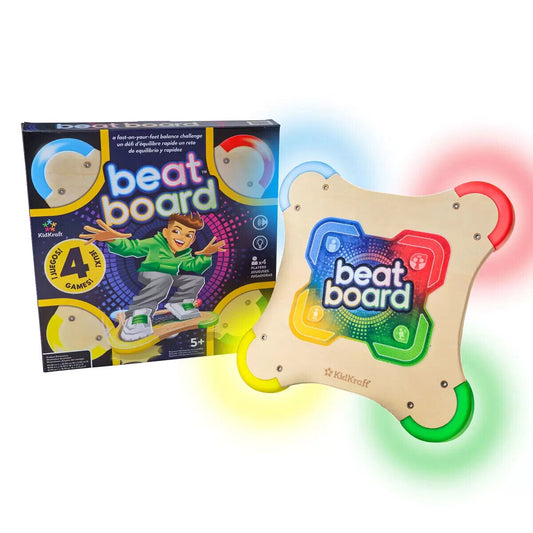 New KidKraft Beat Board™ Wooden Stand-On Balance 4 Games