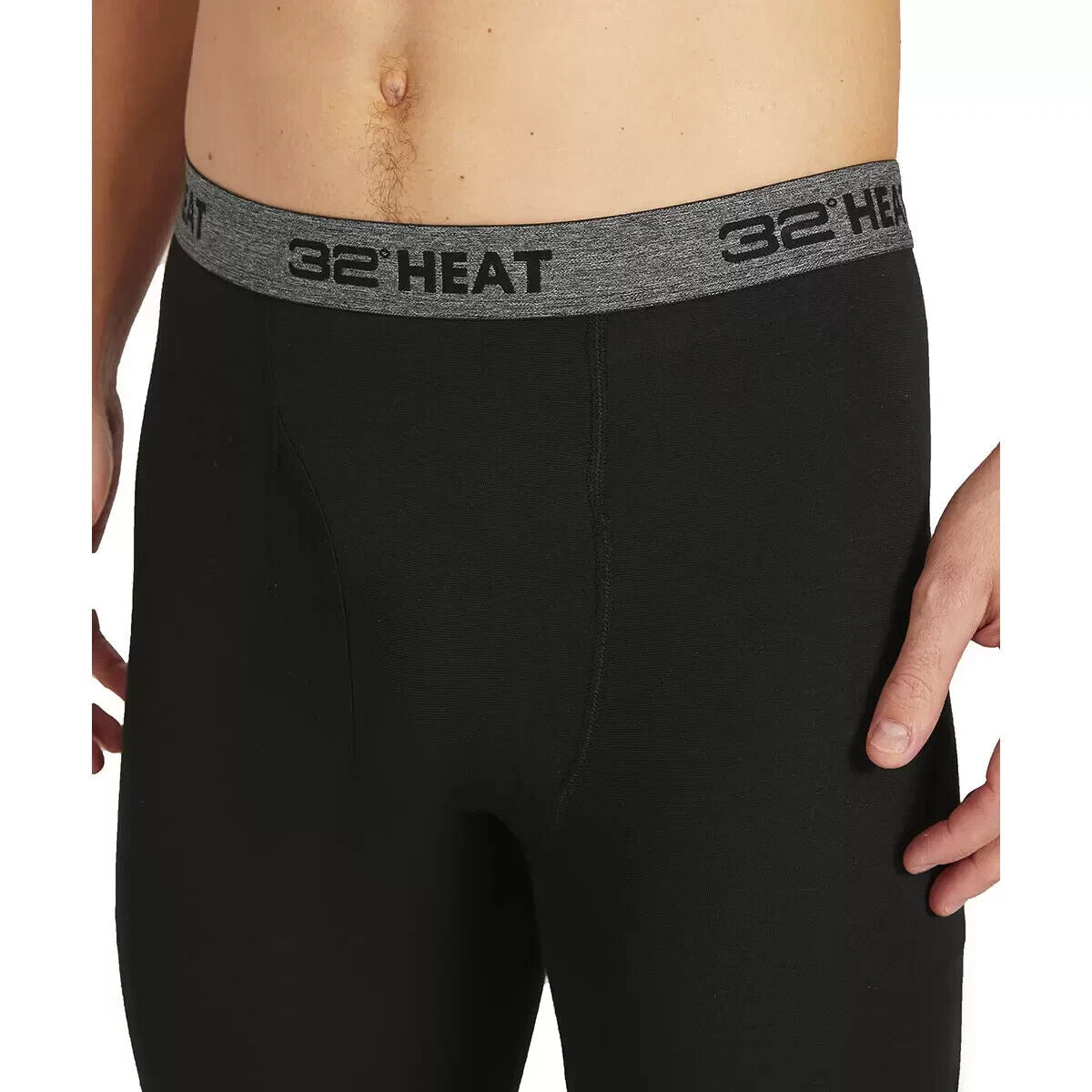 32 Degrees Heat PACK 2 Base Layer Thermal Pant Black - Mens L