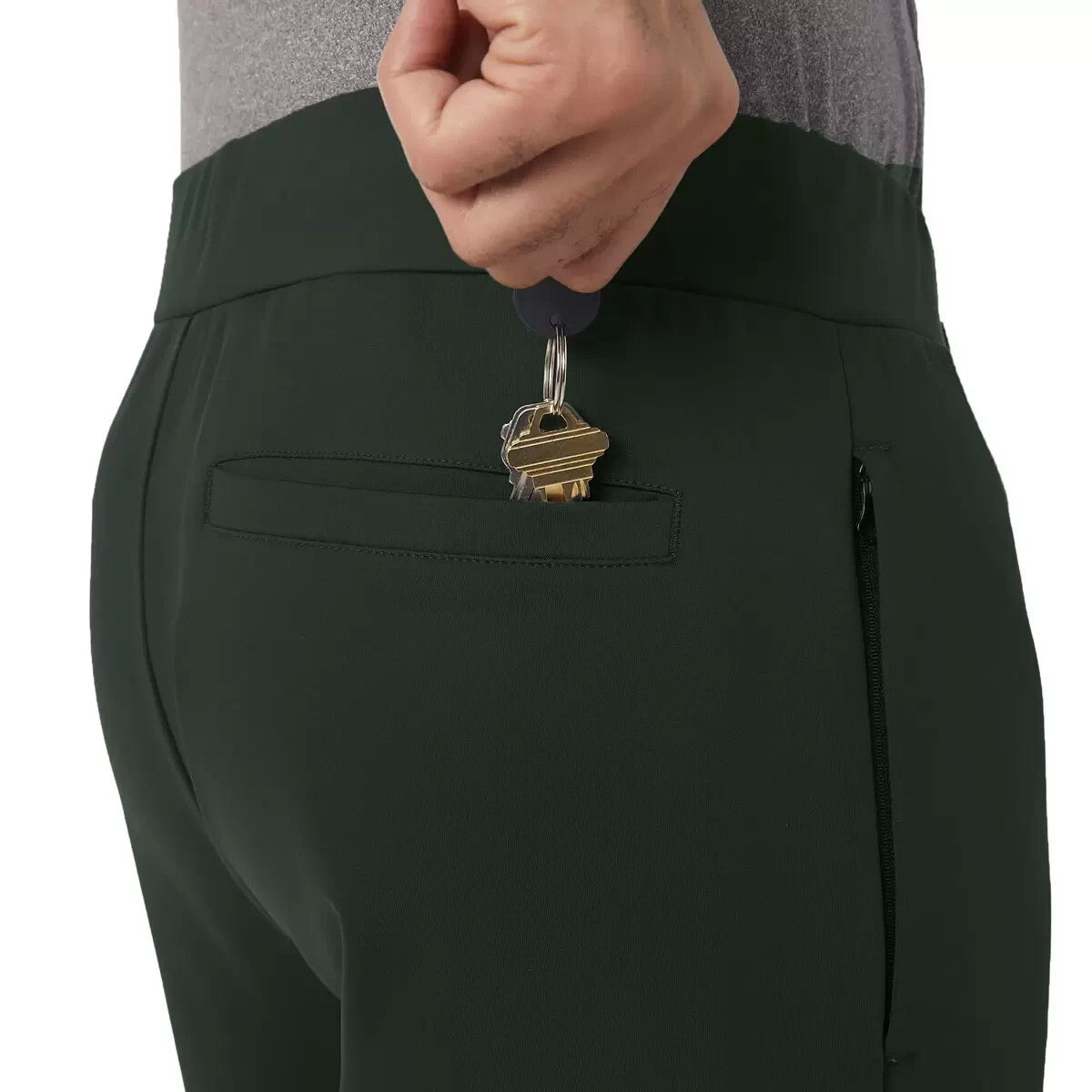 32 Degrees Men's Tech Shield Cuffed Jogger Pant in Sage Green, Size Small