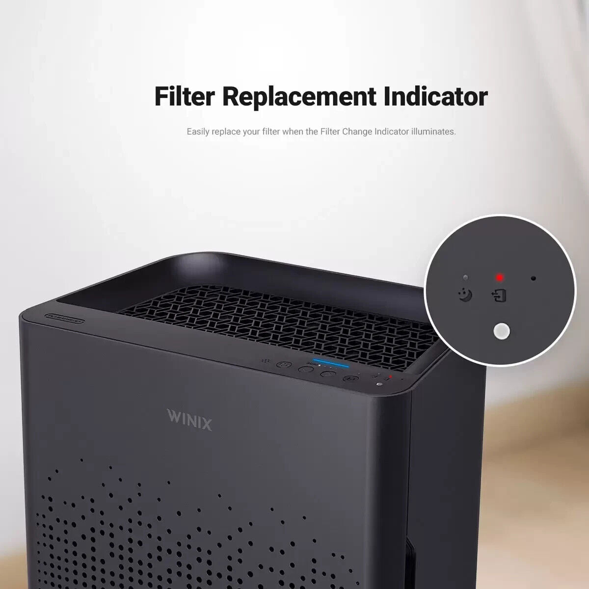 NEW SELEAED Winix Zero-SE Air Purifier with HEPA & Additional Filter AZSU355-NKB