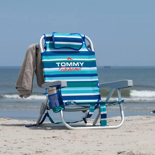 Tommy Bahama Backpack Beach Chair in Blue