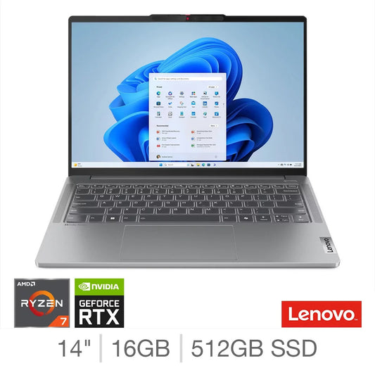 Lenovo Laptop IdeaPad Pro 5 AMD Ryzen 7, 16GB RAM, 512GB SSD, NVIDIA GeForce RTX