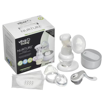 Vital Baby Nurture Flexcone Electric Breast Pump with 3x150ml Bottles & 30 Bags