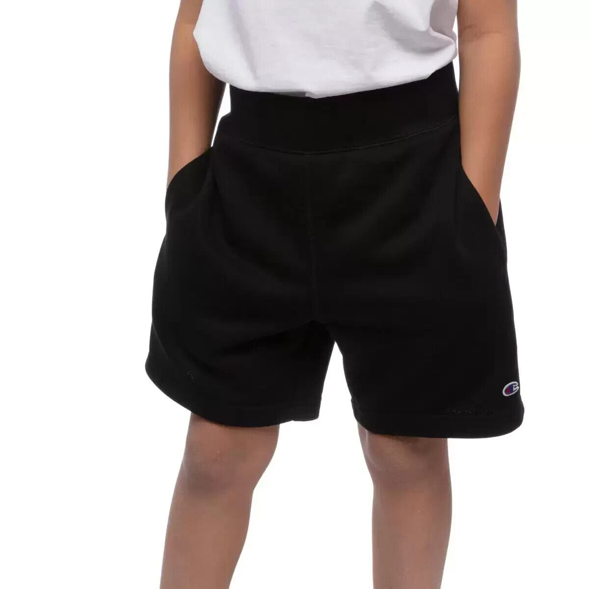 Champion Youth French Terry 2 Pack Shorts in Black/Camo