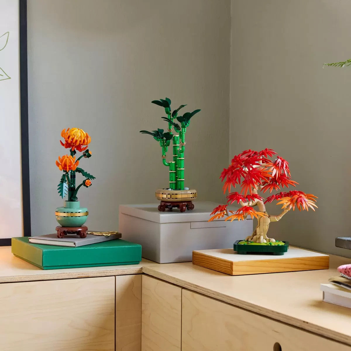 LEGO Botanicals Japanese Red Maple Bonsai Tree Model 10348